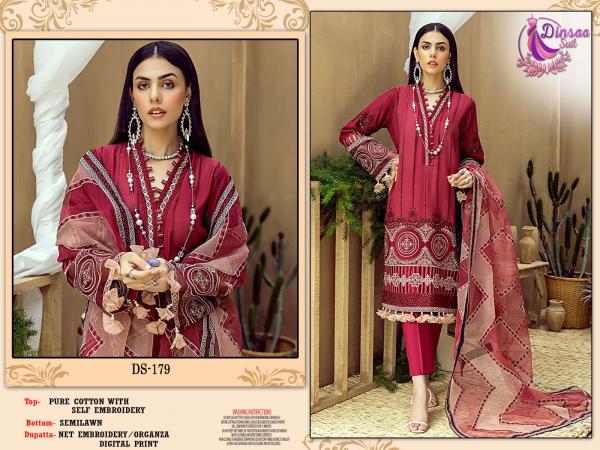 Dinsaa Adans Libas Vol 1 Summer Designer Pakistani Suit Collection